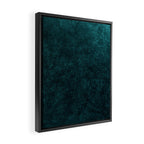 Teal Velvet Framed Canvas Print Gallery Image 2