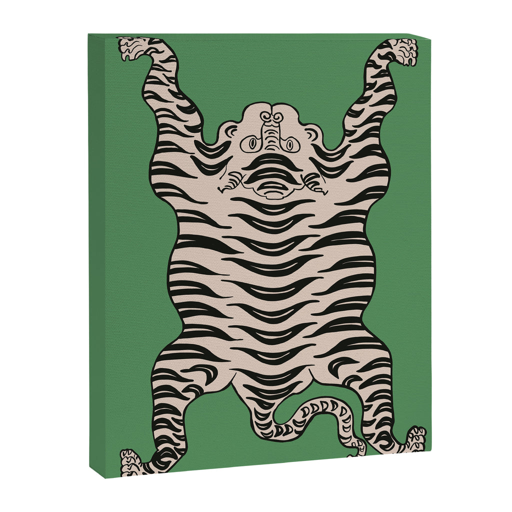Tiger Green Canvas Print Gallery Image 6