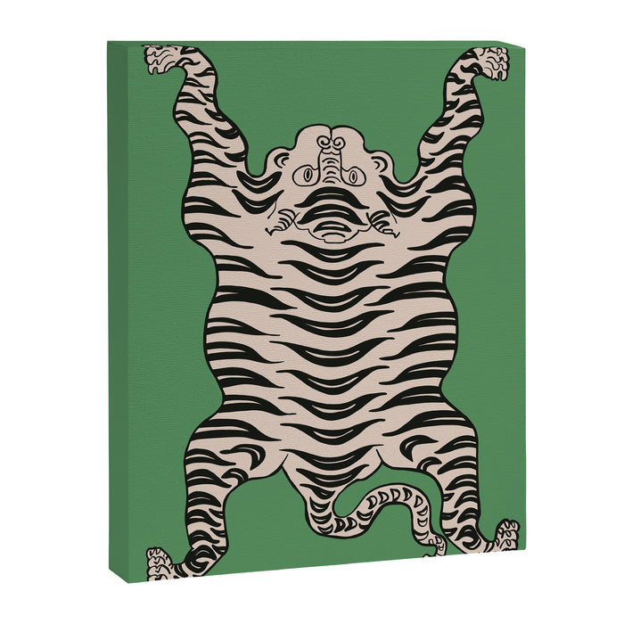 Tiger Green Canvas Print Gallery Image 1