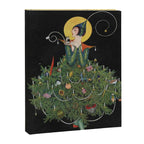Vintage Fashion Magazine Cover - Illustration December 1914 - Christmas Tree Woman Canvas Print Gallery Image 6