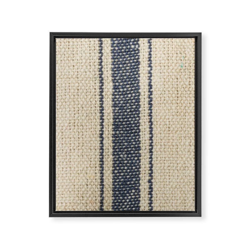 Vintage French Grain Sack Framed Canvas Print Gallery Image 8