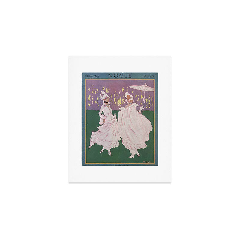 Vintage Magazine Art Cover Paris Fashion Beauty Magazine Art Print Gallery Image 1