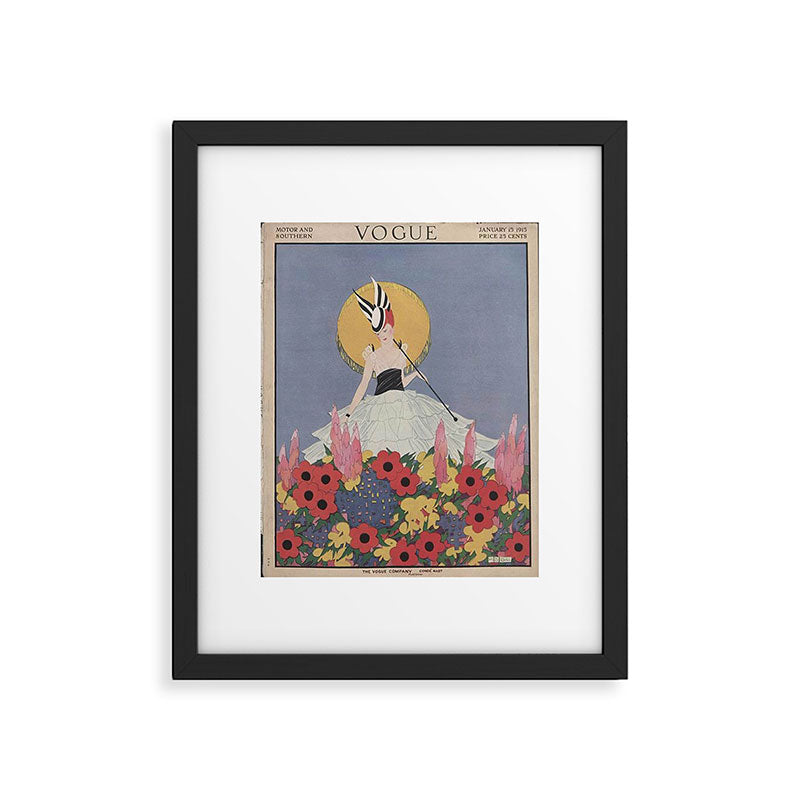 Vintage Magazine Cover - January 1915 - Spring Framed Art Print Gallery Image 5