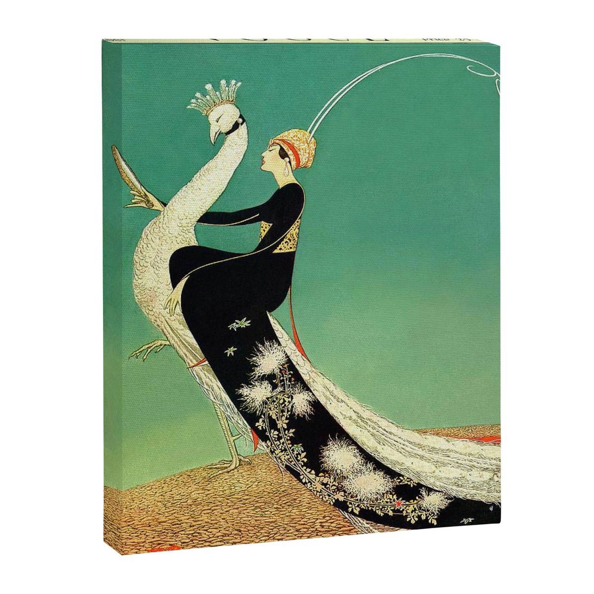 Vintage Magazine Cover - Peacock Canvas Print Gallery Image 6
