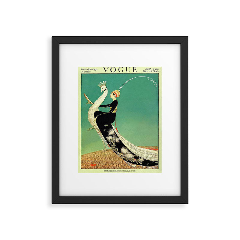 Vintage Magazine Cover - Peacock Framed Art Print Gallery Image 5