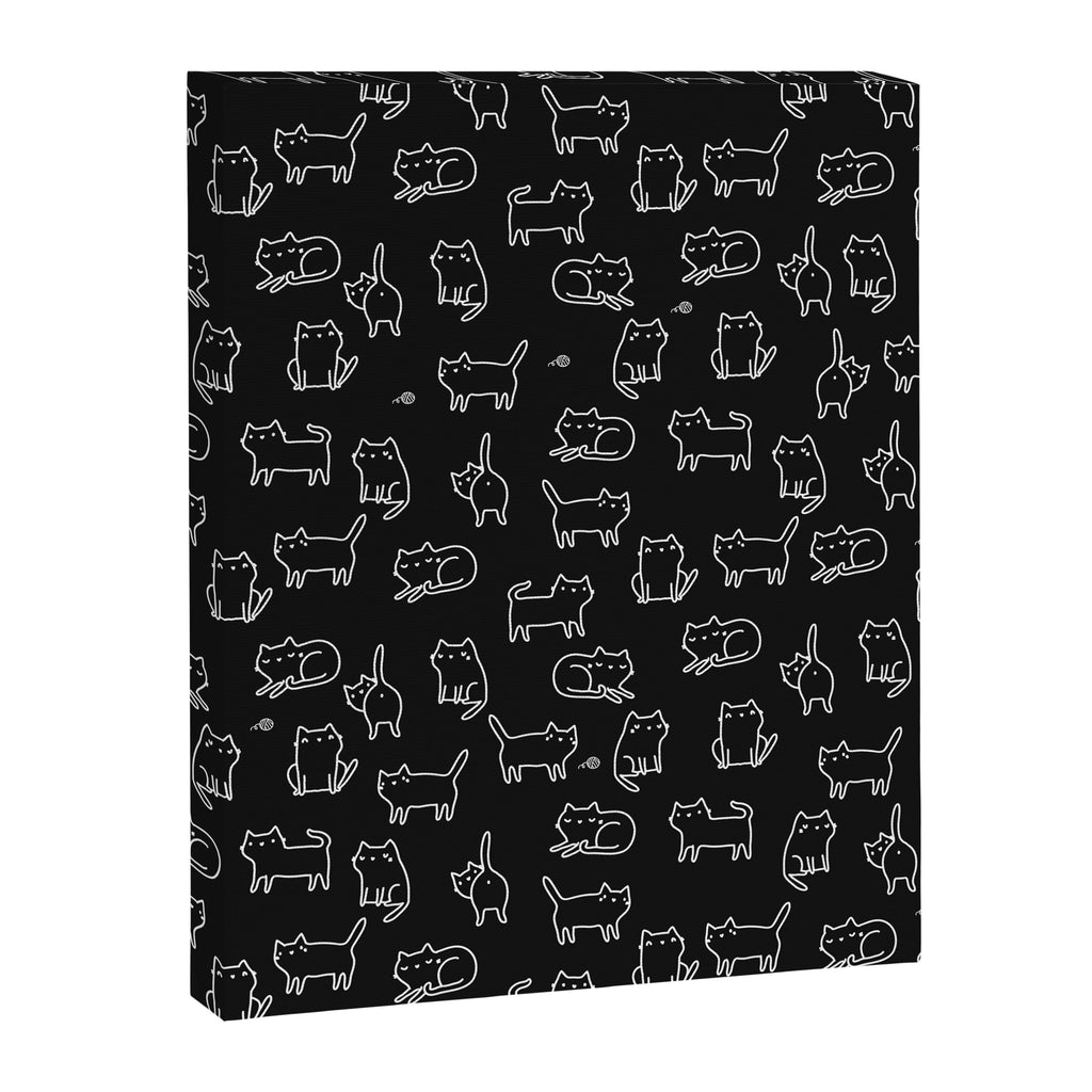 Black cats on black Canvas Print Gallery Image 6