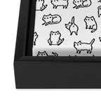 Cats, cats, cats Framed Canvas Print Gallery Image 3