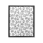 Cats, cats, cats Framed Canvas Print Gallery Image 8