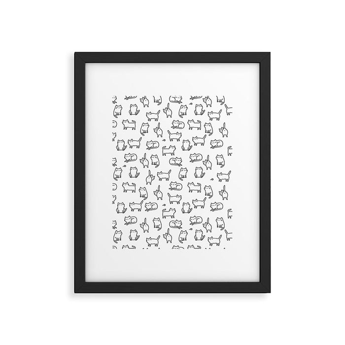 Cats, cats, cats Framed Art Print Gallery Image 1