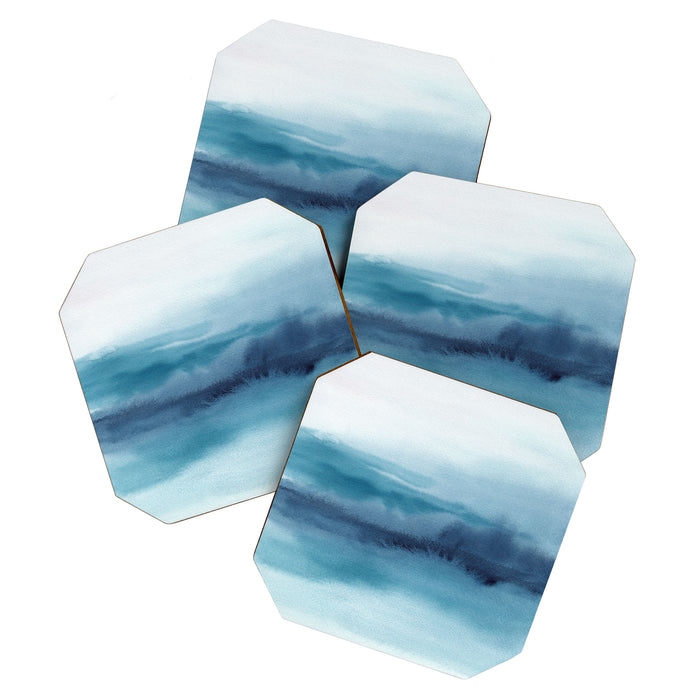 Abstract Landscape Painting Coaster Gallery Image 1