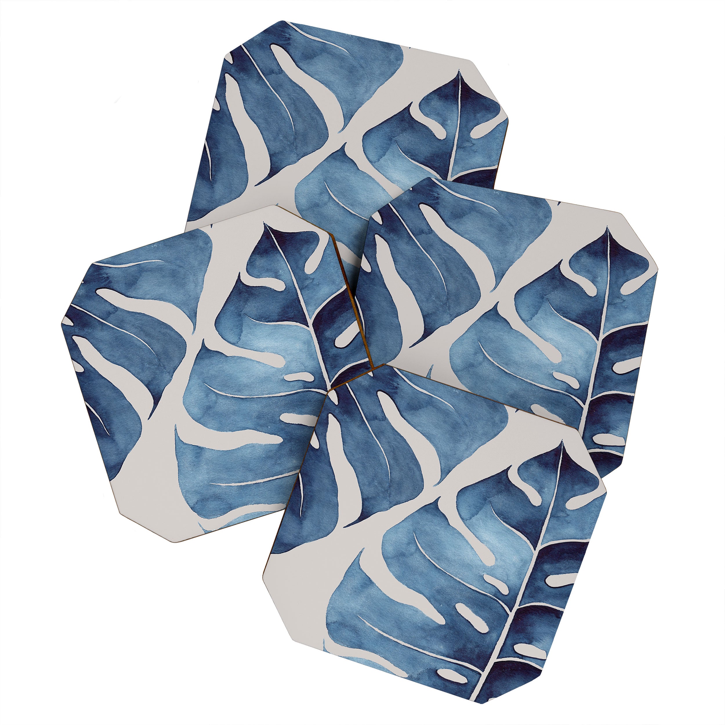 Blue Botanicals No. 2 Coaster Gallery Image 1