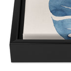 Blue Botanicals No. 2 Framed Canvas Print Gallery Image 3