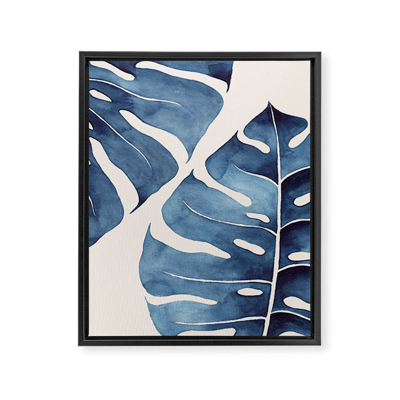 Blue Botanicals No. 2 Framed Canvas Print Gallery Image 8