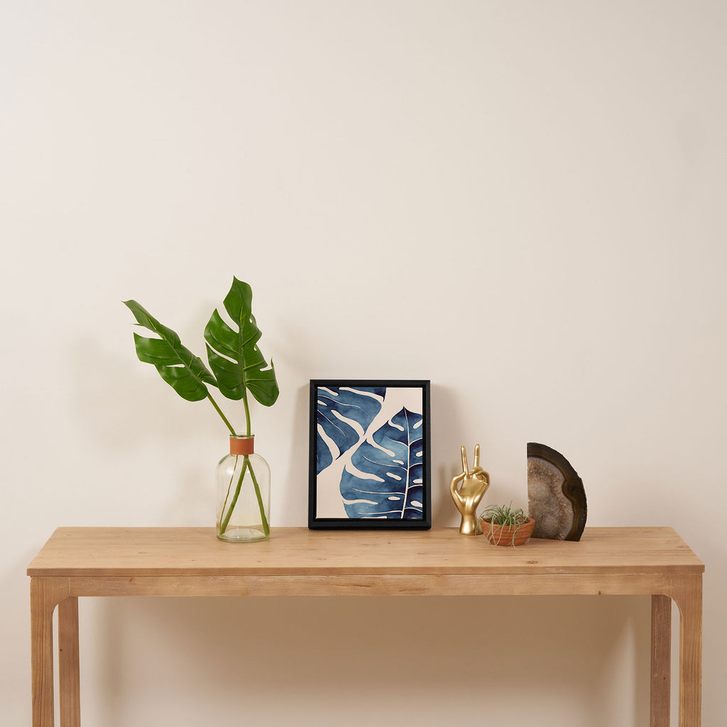 Blue Botanicals No. 2 Framed Canvas Print Gallery Image 4