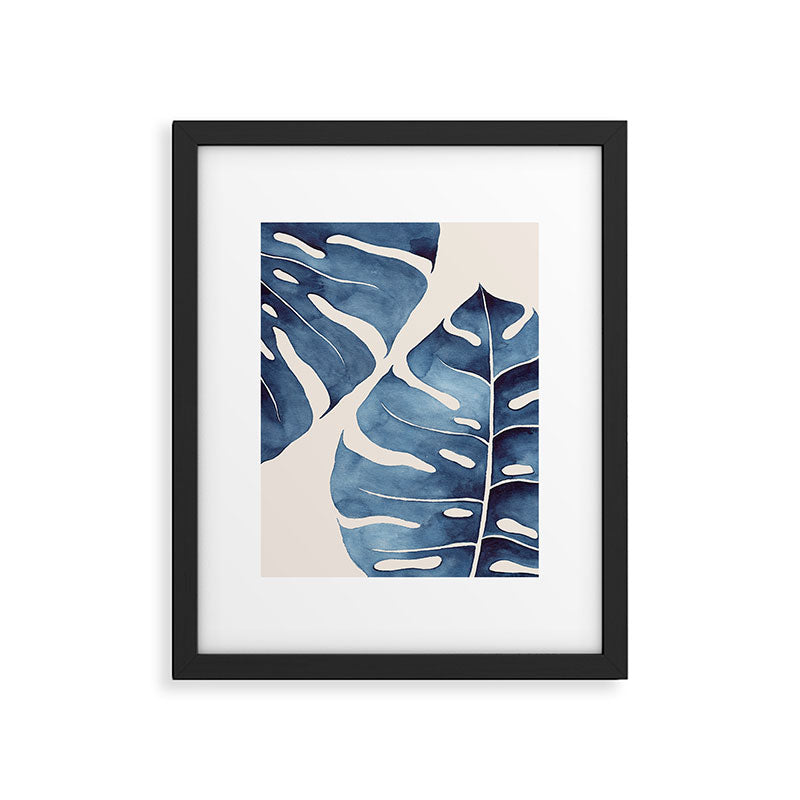 Blue Botanicals No. 2 Framed Art Print Gallery Image 4