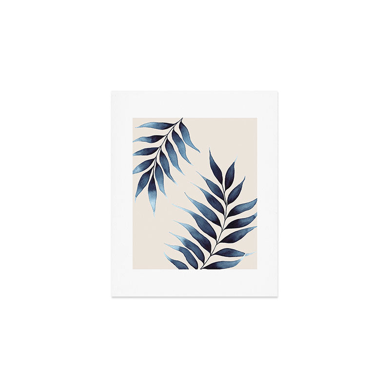 Blue Botanicals No. 6 Art Print Gallery Image 1