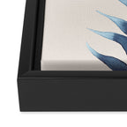 Blue Botanicals No. 6 Framed Canvas Print Gallery Image 3