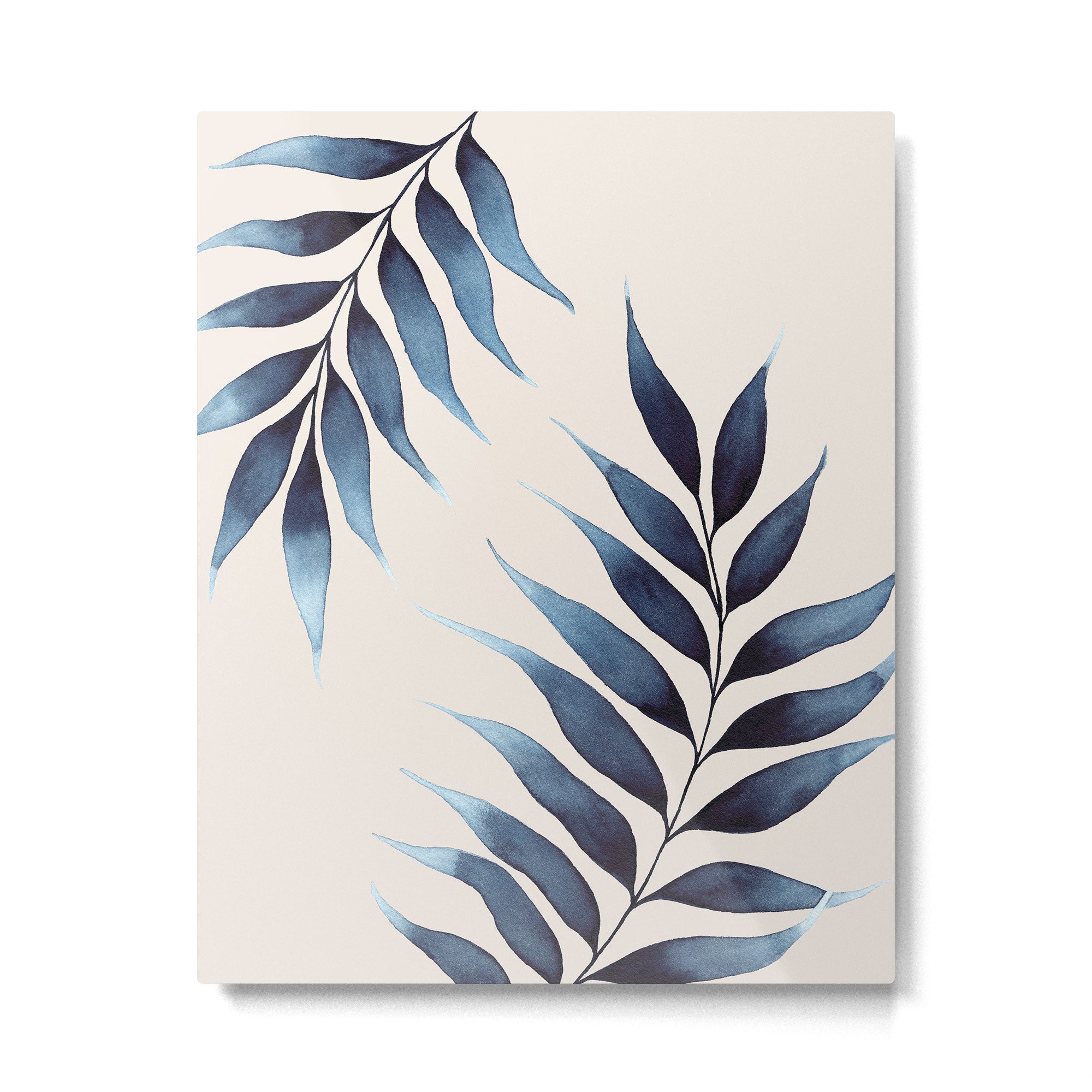 Blue Botanicals No. 6 Metal Print Gallery Image 6
