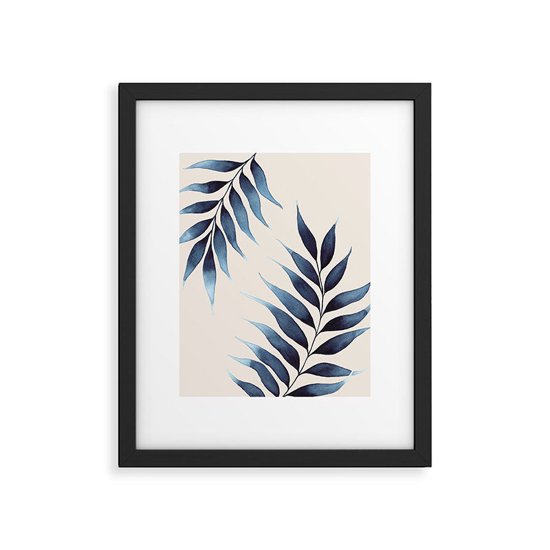 Blue Botanicals No. 6 Framed Art Print Gallery Image 6