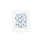 Blue flowers | Watercolor Pattern Art Print Gallery Image 1