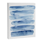 Blue Lines | Watercolor Painting Canvas Print Gallery Image 6