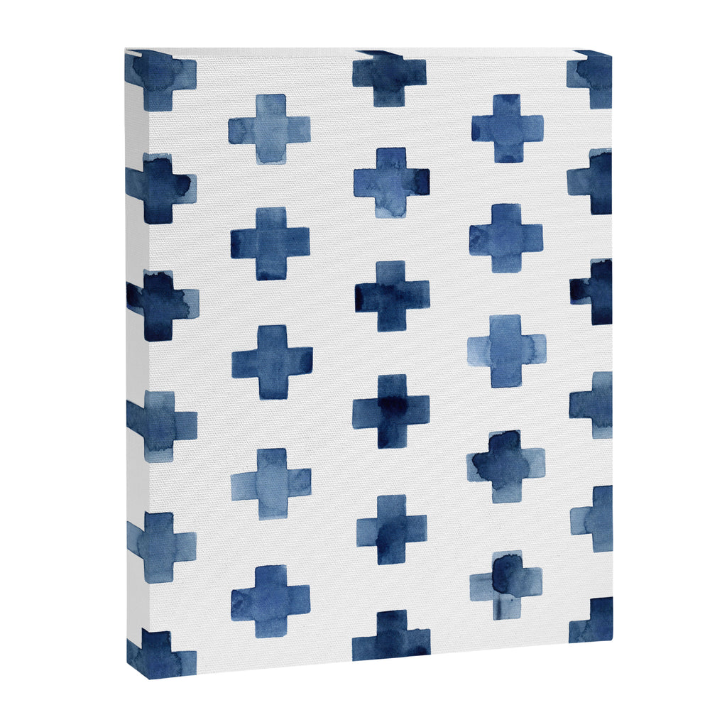 Crosses Scandinavian Pattern Canvas Print Gallery Image 6