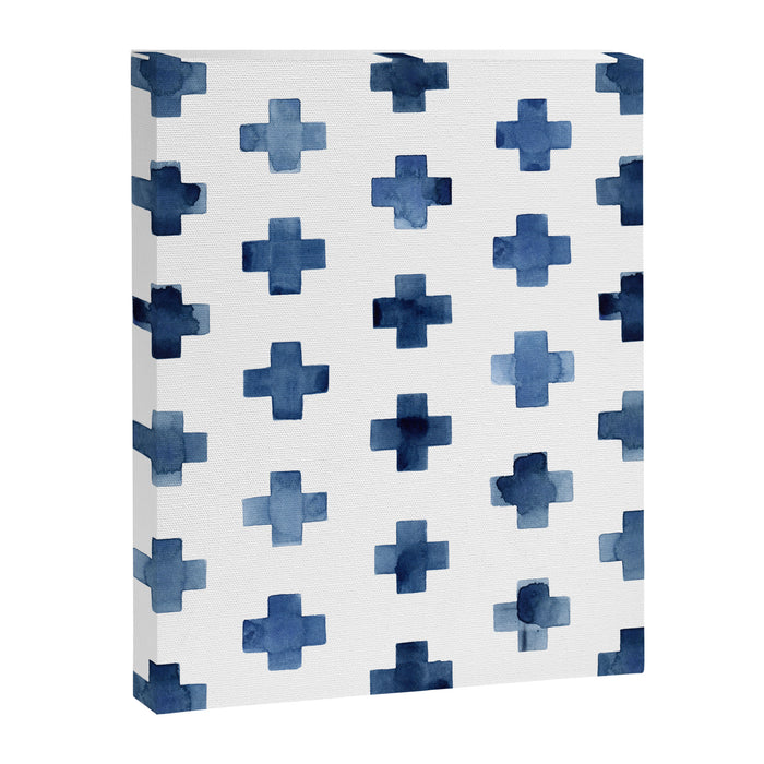 Crosses Scandinavian Pattern Canvas Print Gallery Image 1