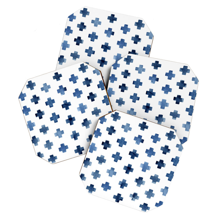 Crosses Scandinavian Pattern Coaster Gallery Image 1