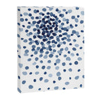 Explosion of Blue Confetti Canvas Print Gallery Image 6