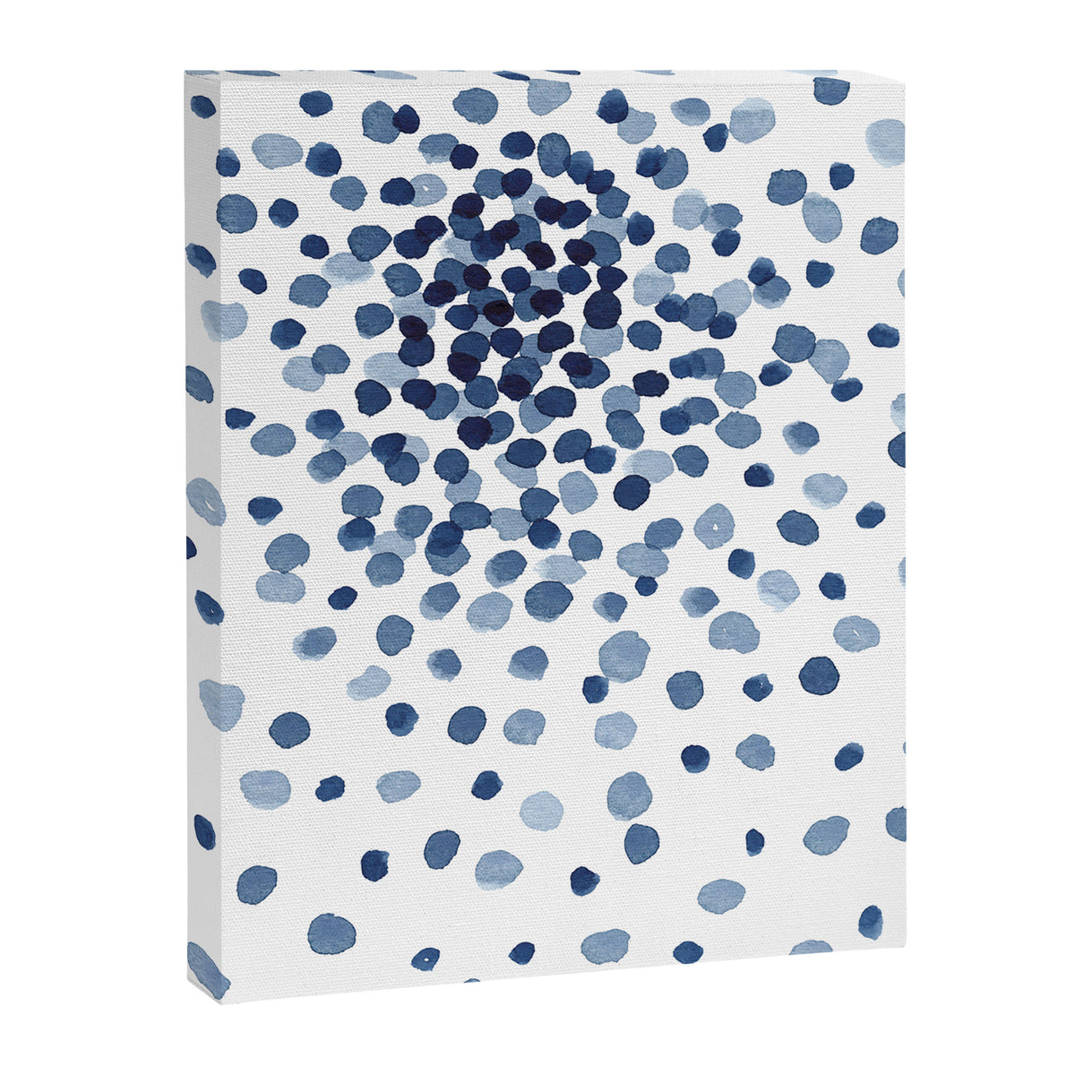 Explosion of Blue Confetti Canvas Print Gallery Image 6