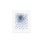 Explosion of Blue Confetti Art Print Gallery Image 1
