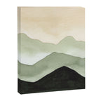 Green Beige Mountains Canvas Print Gallery Image 6