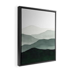 Green Mountains Framed Canvas Print Gallery Image 2