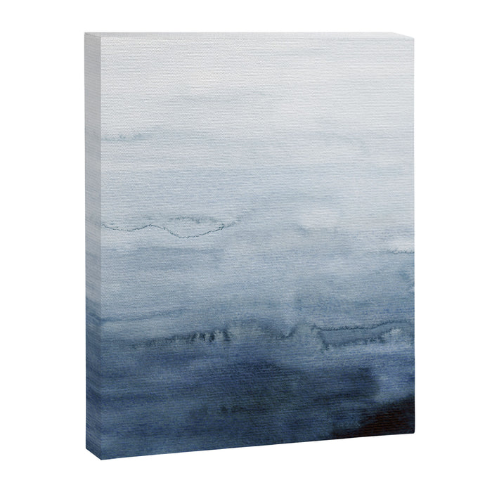 Indigo Abstract Painting | No. 4 Canvas Print Gallery Image 1