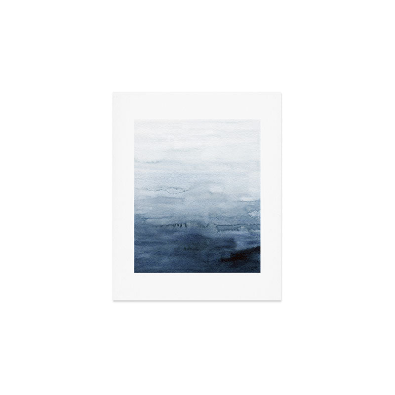 Indigo Abstract Painting | No. 4 Art Print Gallery Image 1