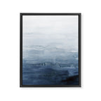 Indigo Abstract Painting | No. 4 Framed Canvas Print Gallery Image 6