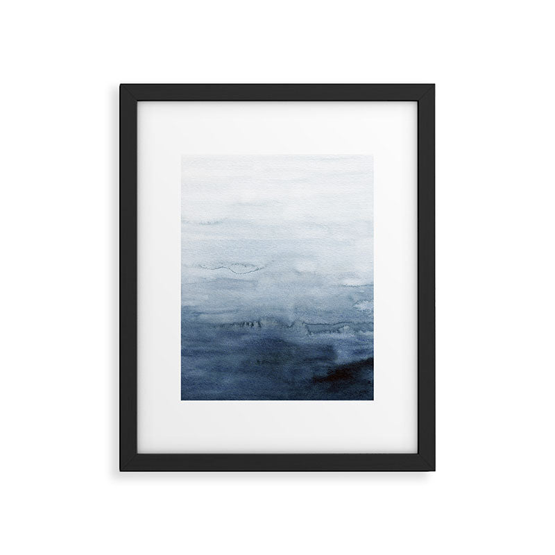 Indigo Abstract Painting | No. 4 Framed Art Print Gallery Image 5