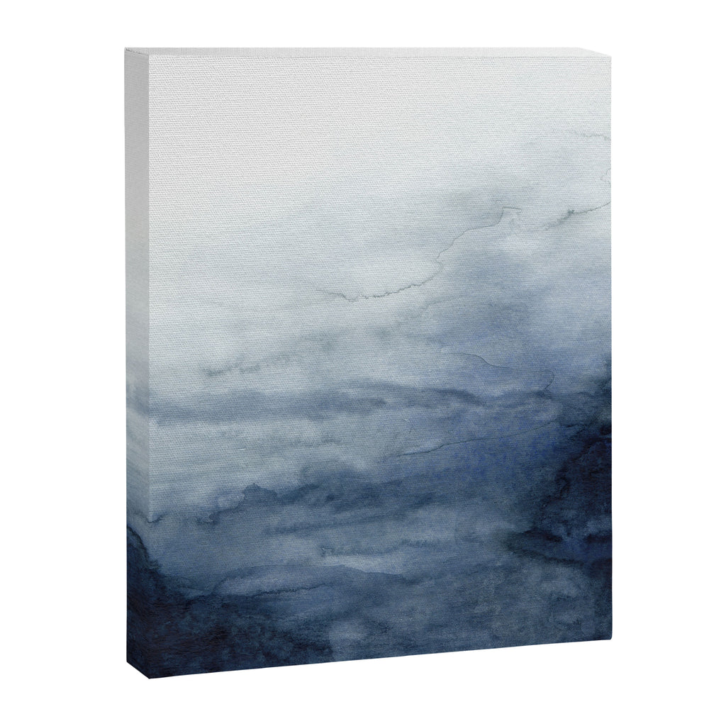 Indigo Abstract Painting | No.2 Canvas Print Gallery Image 6