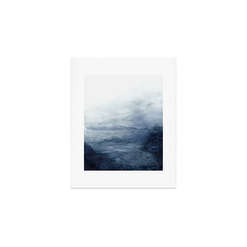Indigo Abstract Painting | No.2 Art Print Gallery Image 1