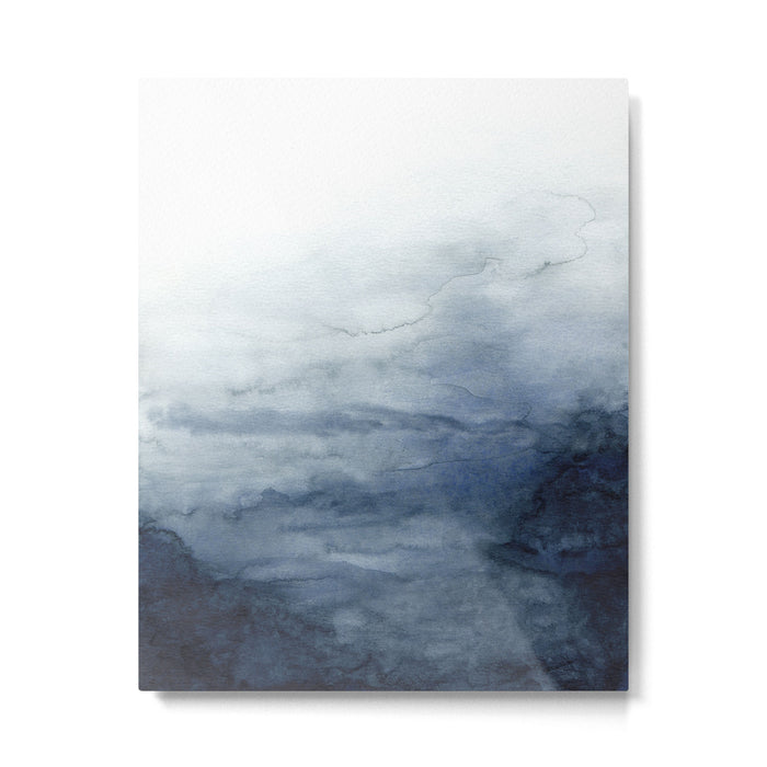Indigo Abstract Painting | No.2 Metal Print Gallery Image 1