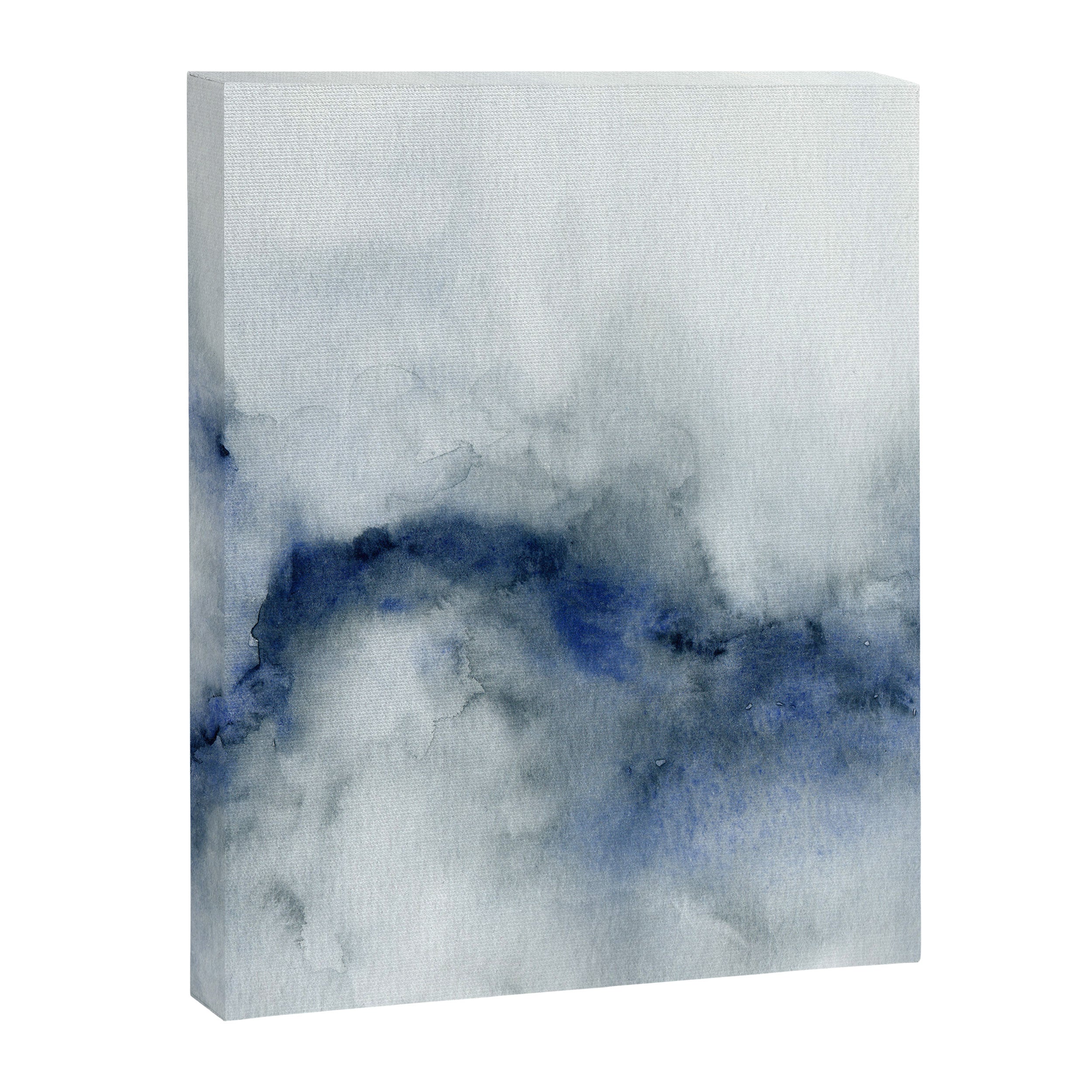 Indigo Abstract Painting | No.3 Canvas Print Gallery Image 8