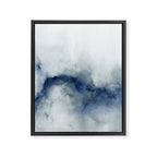 Indigo Abstract Painting | No.3 Framed Canvas Print Gallery Image 8