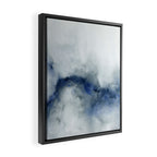 Indigo Abstract Painting | No.3 Framed Canvas Print Gallery Image 2