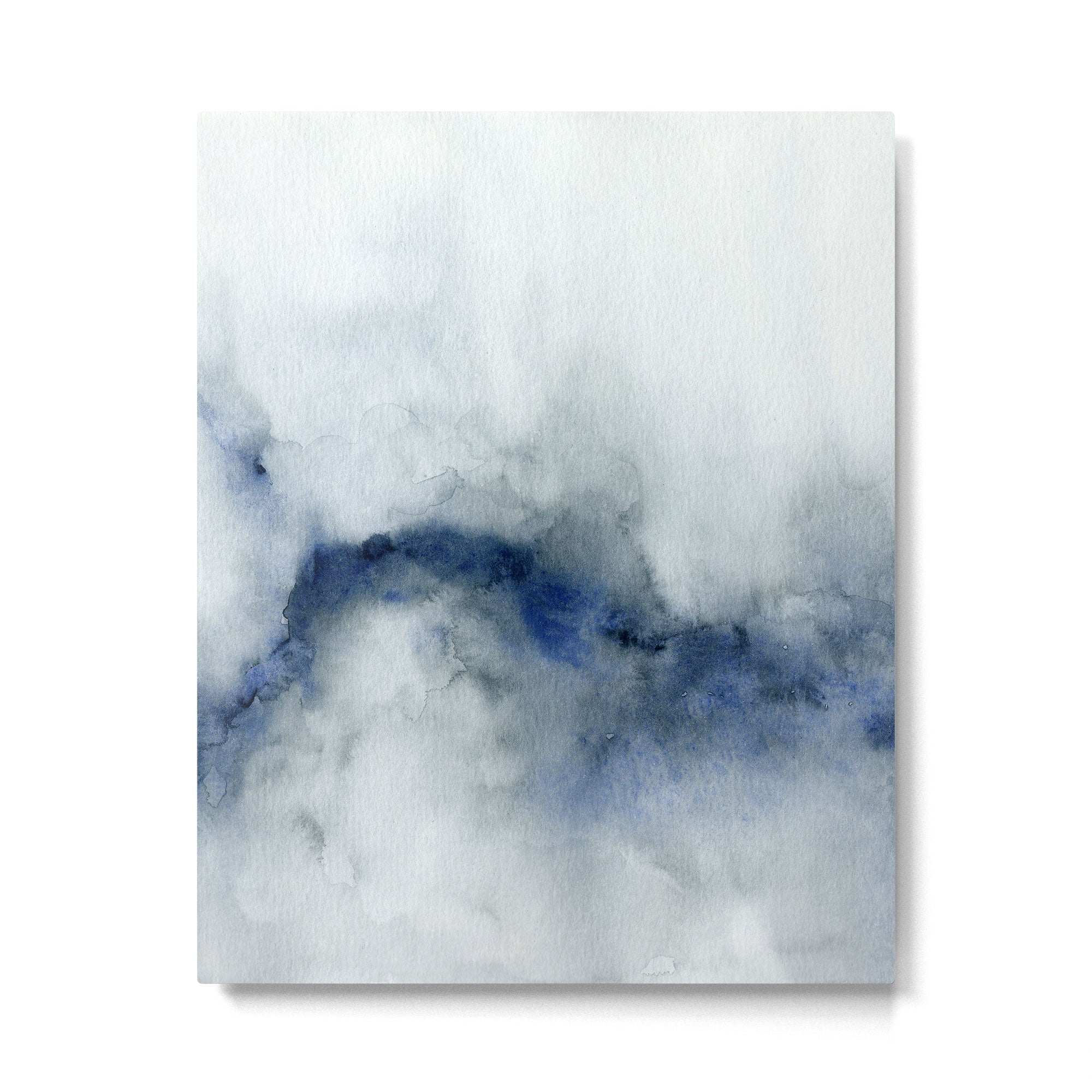 Indigo Abstract Painting | No.3 Metal Print Gallery Image 6