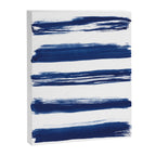 Indigo Brush Strokes | No. 2 Canvas Print Gallery Image 6