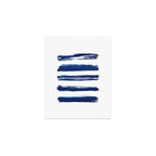 Indigo Brush Strokes | No. 2 Art Print Gallery Image 1
