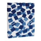 Indigo Brush Strokes | No.1 Canvas Print Gallery Image 8