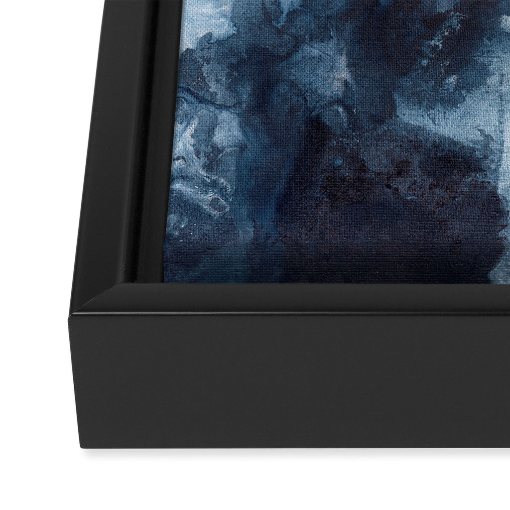 Indigo Depths No. 1 Framed Canvas Print Gallery Image 3