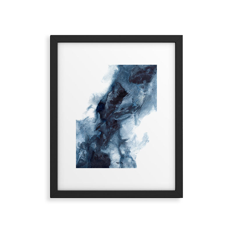 Indigo Depths No. 1 Framed Art Print Gallery Image 6