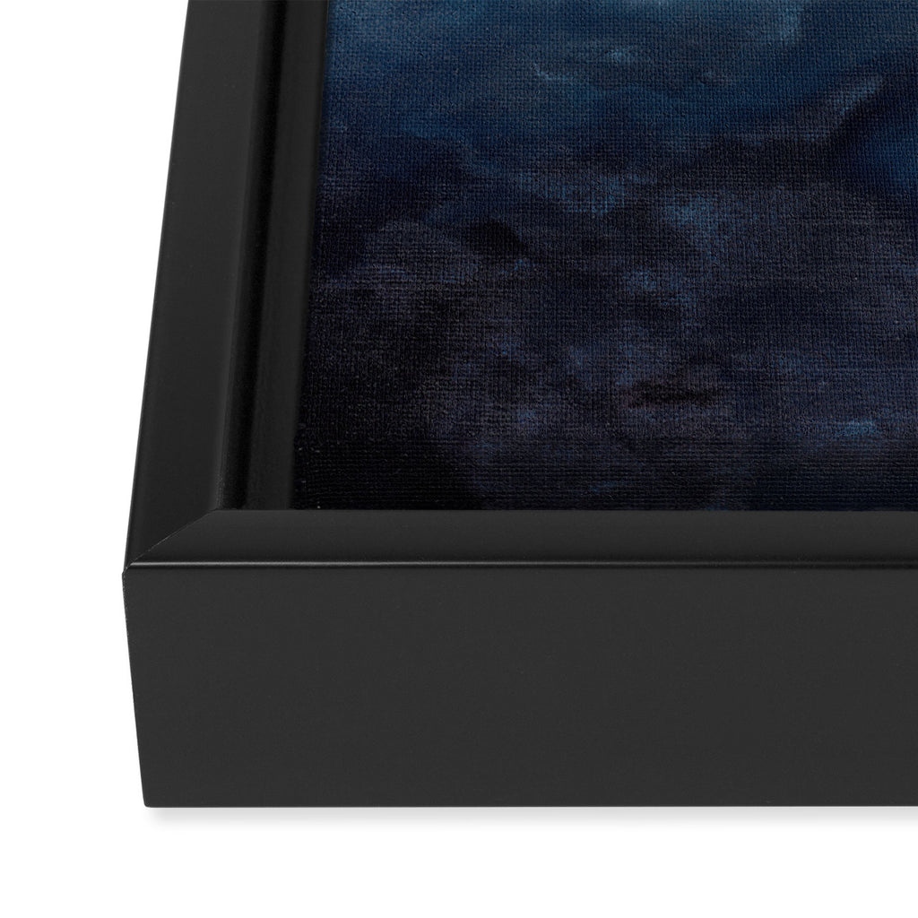 Indigo Depths No. 2 Framed Canvas Print Gallery Image 3
